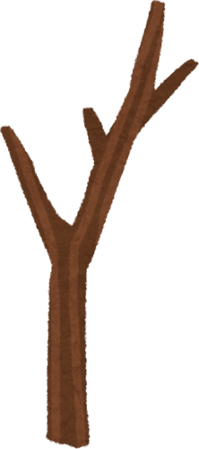木の枝のイラスト